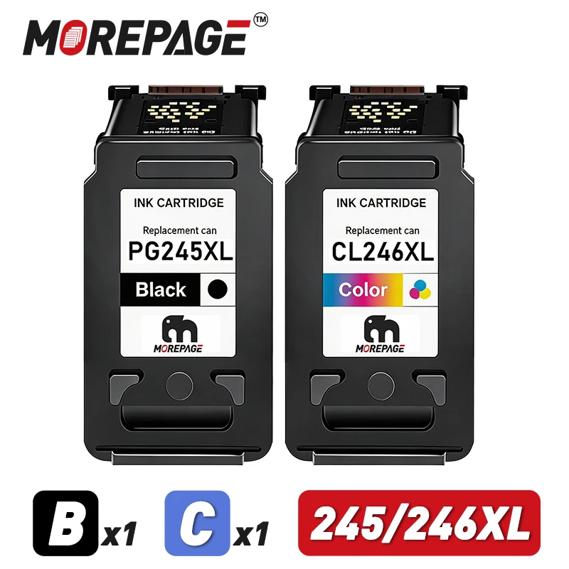 QSYRAINBOW For PG245 CL246 Ink Cartridges For Canon PG-245 246 For  MG2924 MX492 MG2520  TS302  TS3120 TS3122 Printer