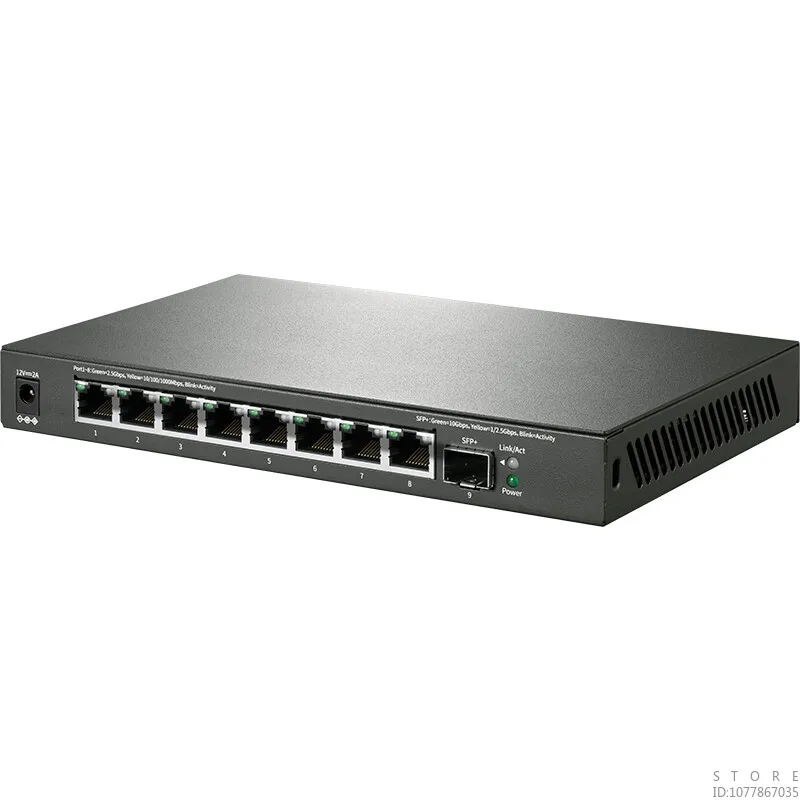 Imagem -05 - Mercury-network Hub Line Splitter Ethernet Switch Plug And Play Nenhuma Configuração Necessária Se109 2.5ge Mais Sfp Portas