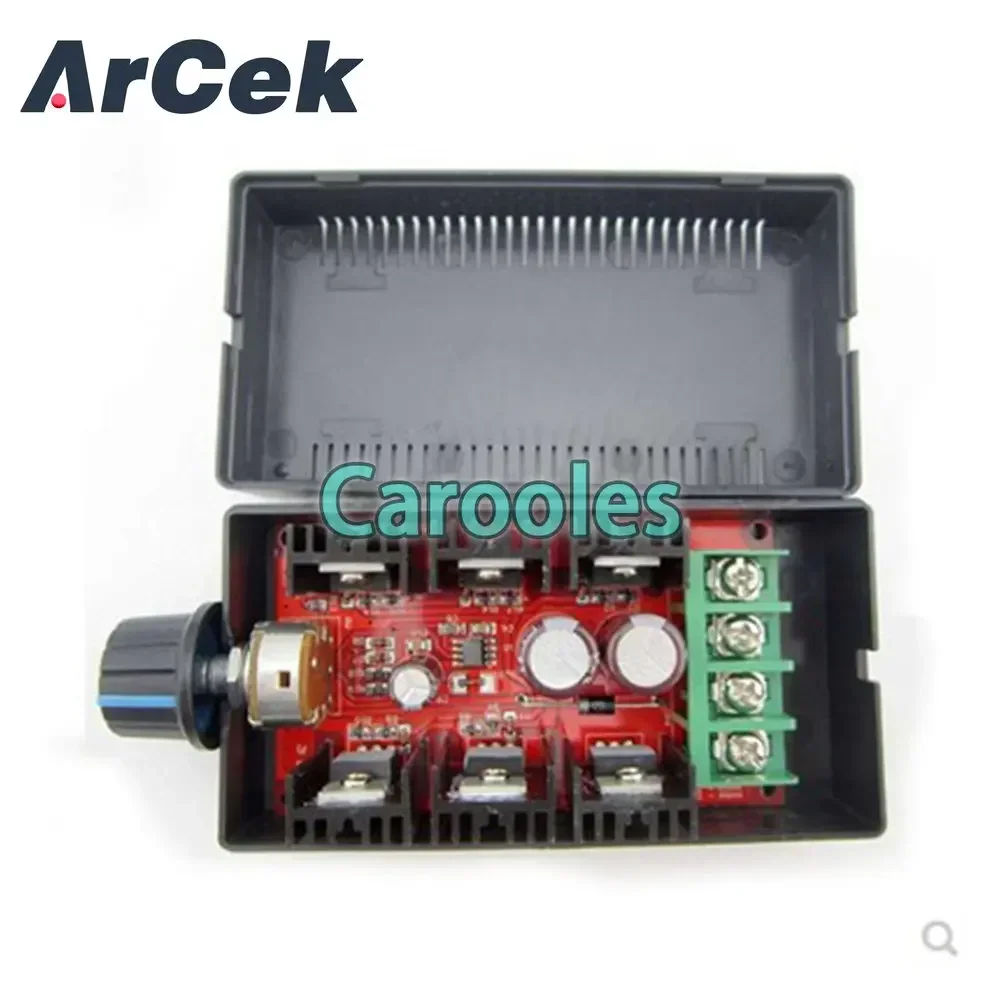 12V 24V 48V 2000W MAX 10-50V 40A RC Controller Module PWM HHO DC Motor Speed Control Board with Housing Extension Cable