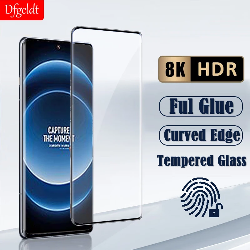 

3D Curved Tempered Glass For Xiaomi 14 13 12S Ultra 12 12x Civi 2 3 4 Pro Full Glue Screen Protectors For Redmi Note 13 Pro Plus