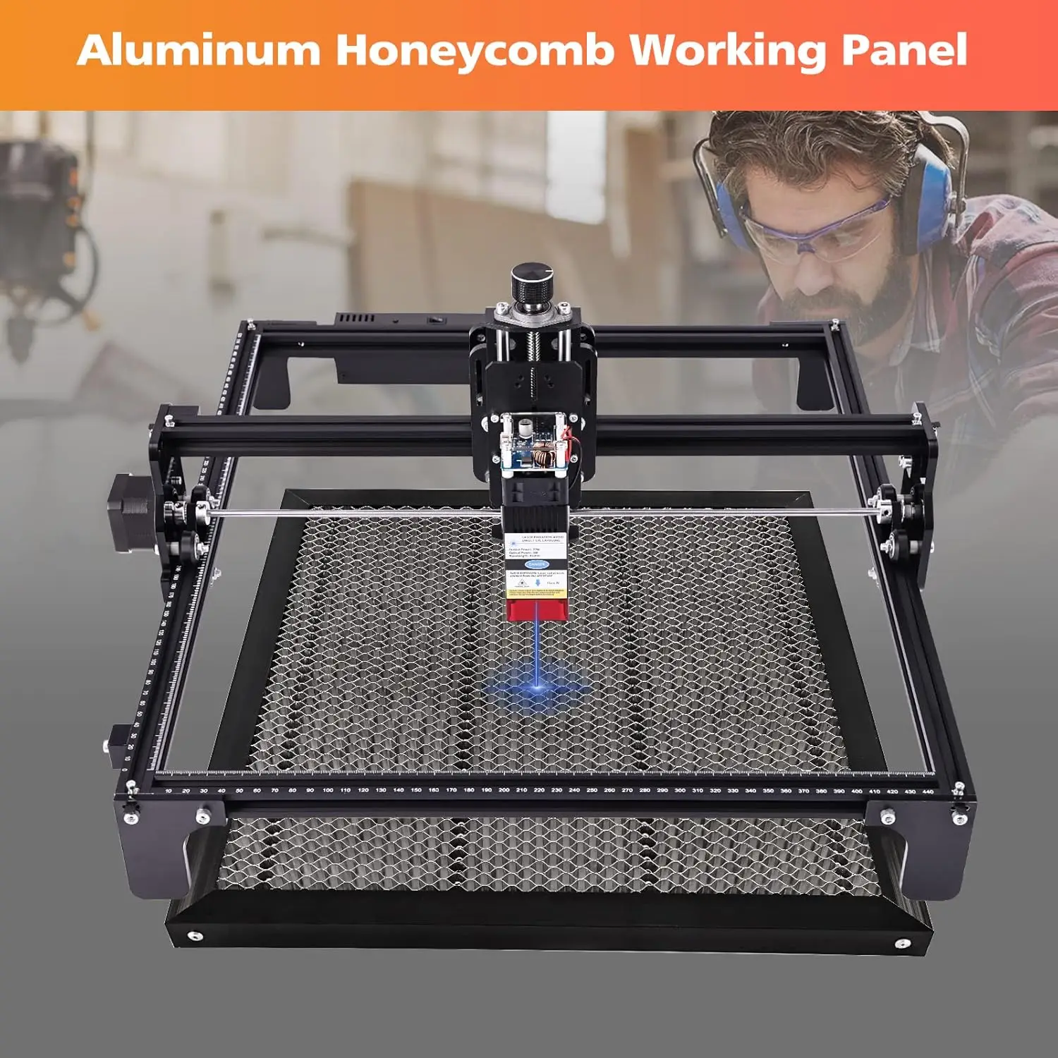 400/500mm Lasersnijden Honingraat Werktafel Board Stalen Paneel Platform voor Diode Lasergraveur Snijmachine 20 "15"