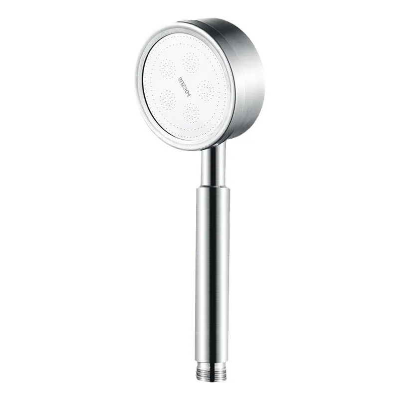 

304 stainless steel shower bathroom bath shower handheld set household hose water heater pressurized lotus head