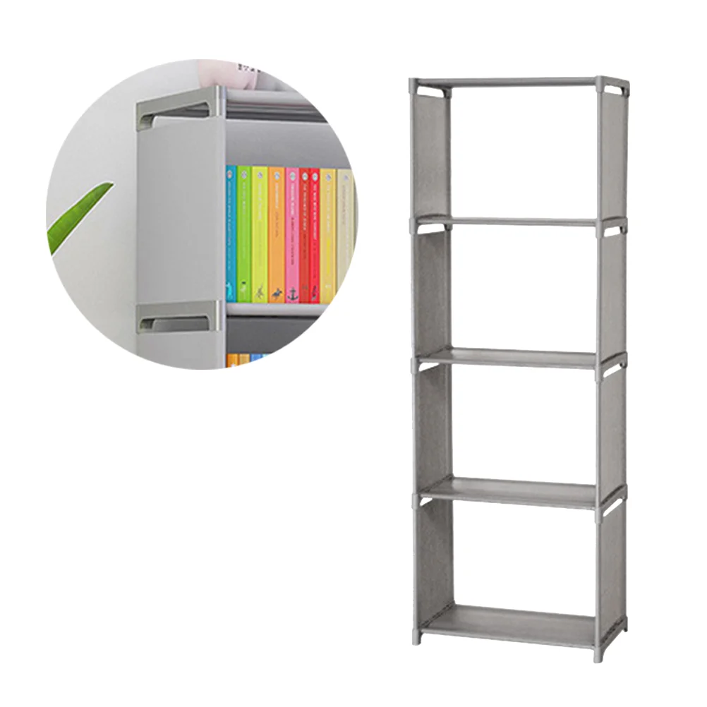 Eco friendly PP Non woven Fabric Bookshelf Storage Rack Modern Design Large Capacity ganizer for Letters Mail Books Papers