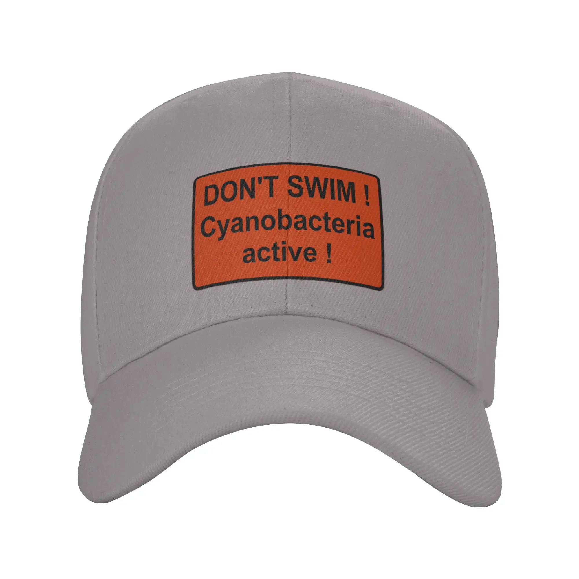 don t swim cyanobacteria active sign Trendy Baseball Cap Football Game Wrinkle Resistant Headwear