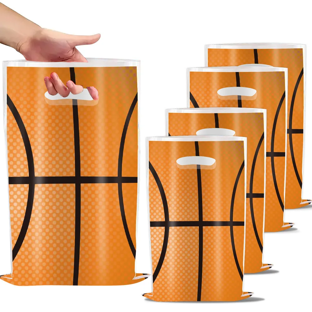 Decorações Do Partido Do Tema De Basquete, Conjunto De Talheres Descartáveis, Favor Do Chuveiro Do Bebê, Balão, Bandeira, Toalha De Mesa,
