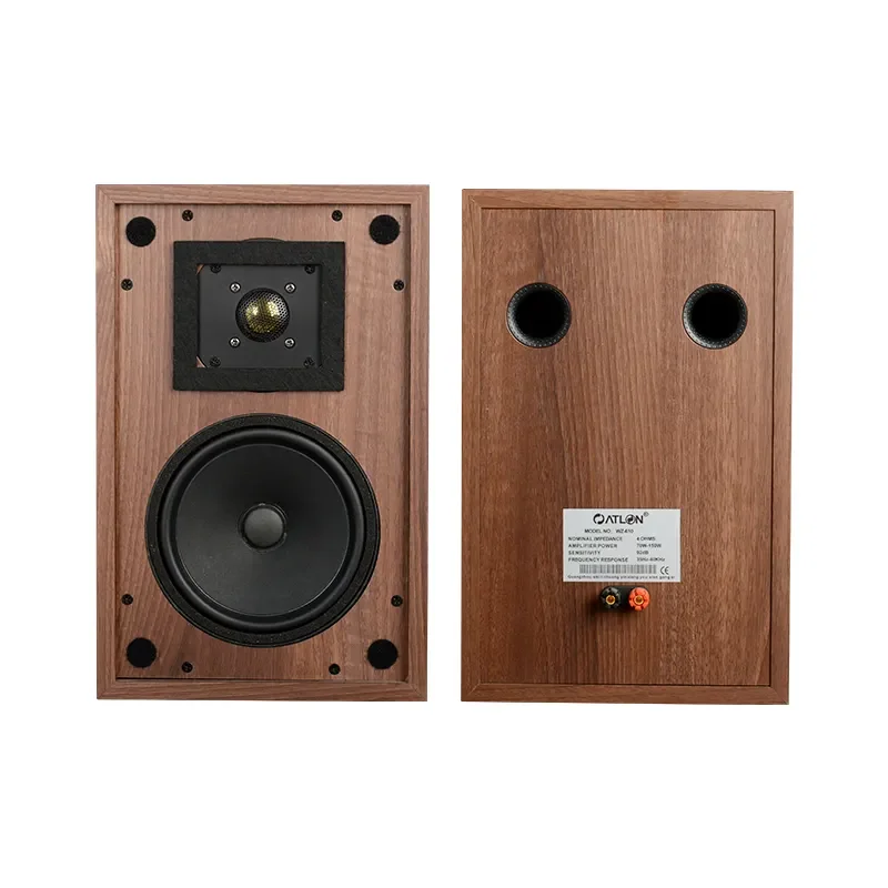 

WZ-610(PVC) HIFI Speaker Bookshelf Speaker Wooden Case Passive None-Battery Lossless