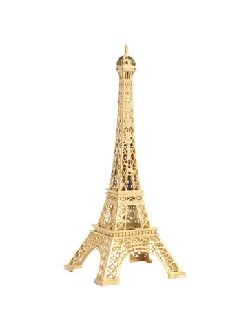 Artistic Eiffel Tower Model Vintage Desktop Decor Tower Model Zinc Alloy Eiffel Tower Home Office Ornament Souvenirs Gift