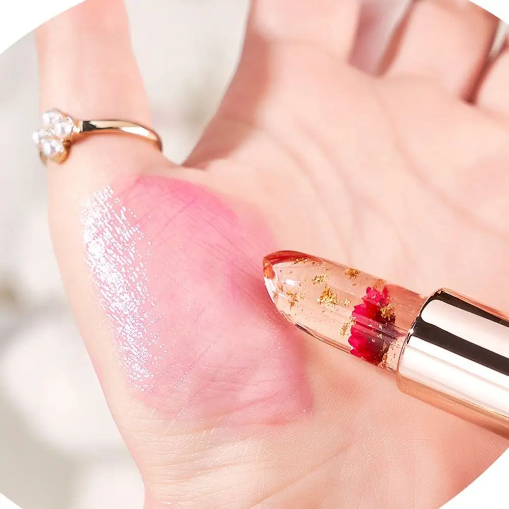 Moisturizing Temperature Color Change Lipstick Nourishing Non Stick Cup Shimmer Jelly Lips Gloss Hydration Waterproof