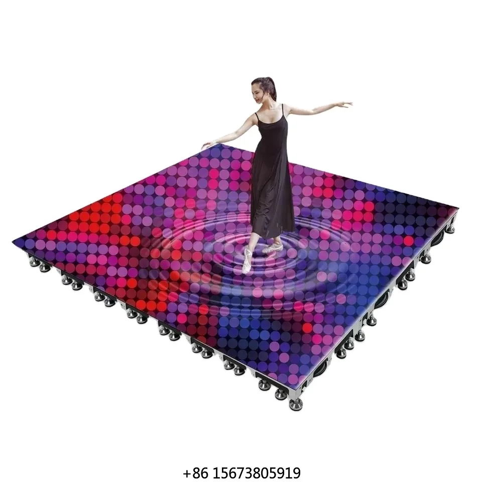 P6.25 Indoor IP65 Full Color Interactive Programable P4.81 DJ Booth Bar Dance Floor Led Display Screen