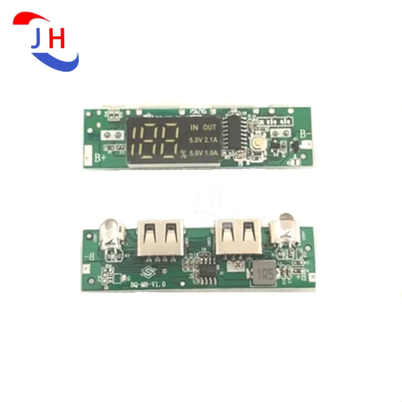 QC Fast Charging 5 5V2A welding-free mobile power DIY kit shell charging treasure nesting detachable 18650 battery box modular