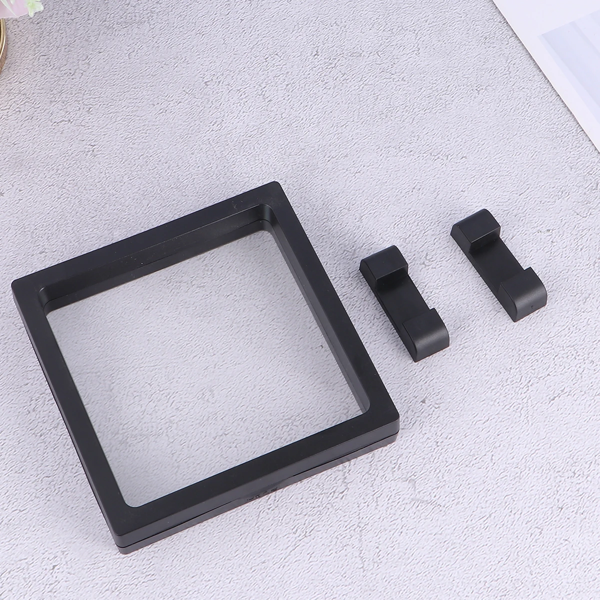 

Clear Display Box PE Jewelry Case Organizer Floating Holder Storage Case for Necklace Earrings Bracelet Collectibles Display