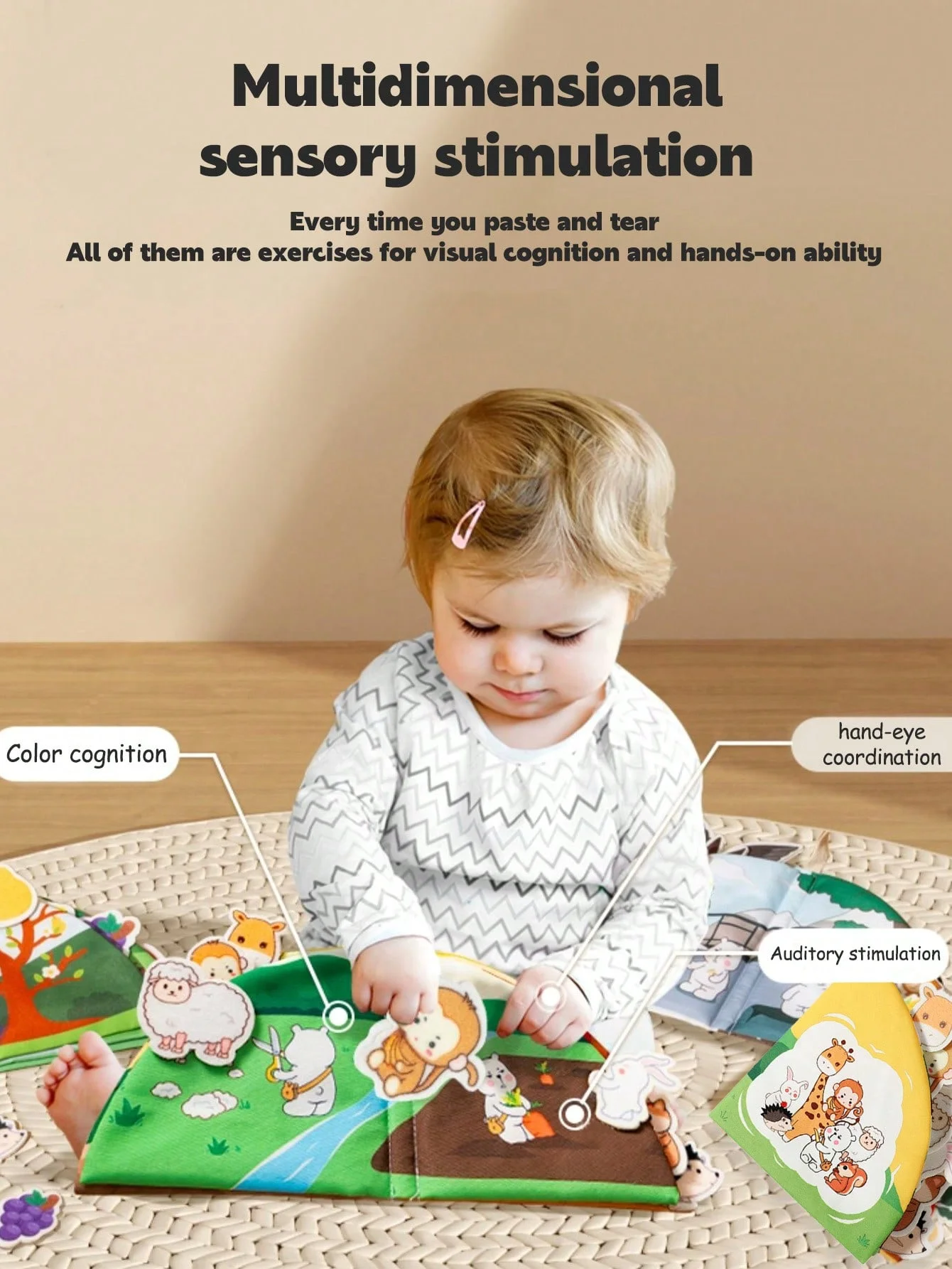 Livres en tissu doux pour bébé - Baby Food Book avis et prix