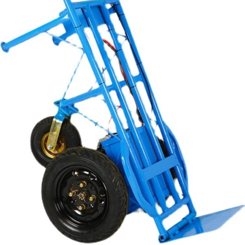 All-electric slot car, two-wheel hand push, flat plate, porter's cart, cargo mountain climbing, light load