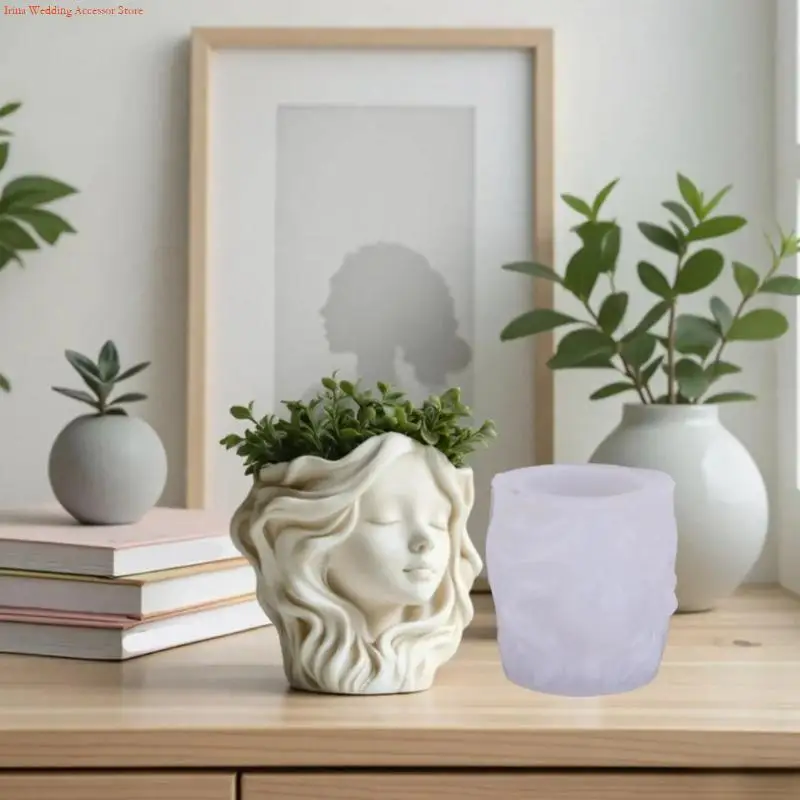 

G92D Customizable Silicone Mold For Resin Flower Pot Handmade Gift Crafting Projects