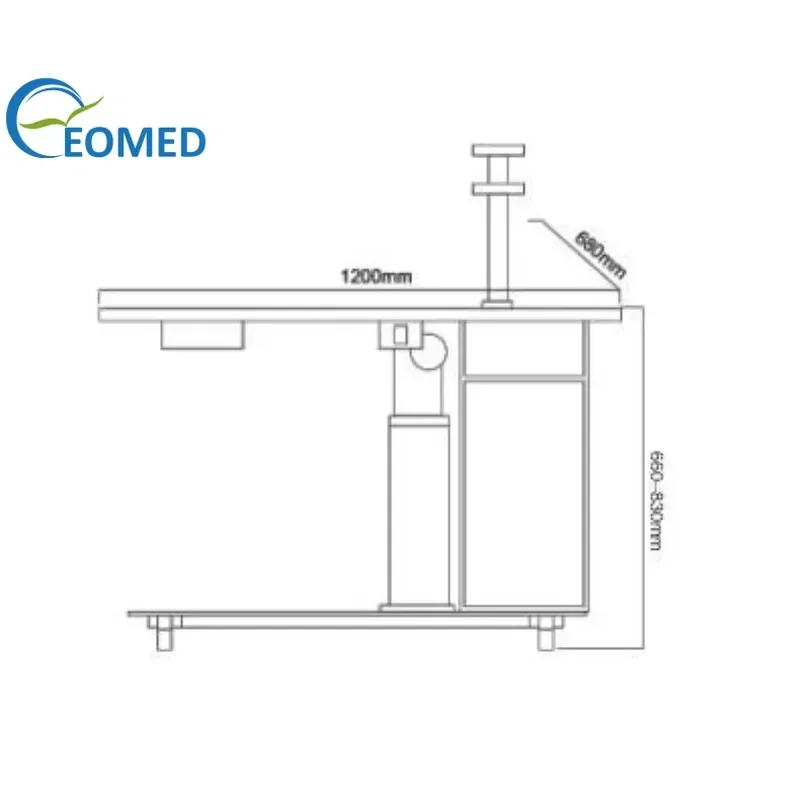 C-280 Ophthalmic Equipment Optometry Electric Table Optical Motorized Table for Slit Lamp