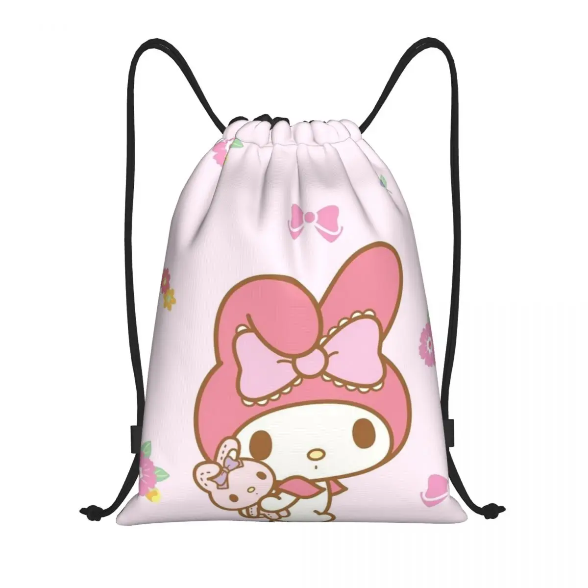 Benutzerdefinierte Muster Logo Kordelzug Tasche My Melody Reiserucksack Student Aufbewahrungstasche Schultasche   