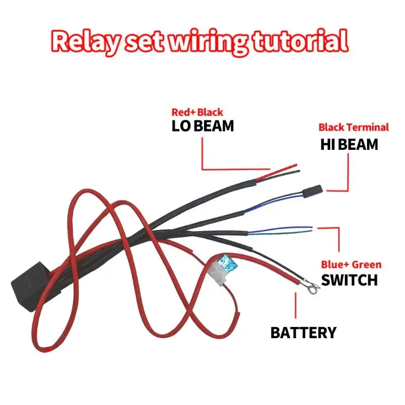 Motorcycle Headlight Dimming Wire Harness Stable Performance For HID Xenon Lens Control Modification For Various Models