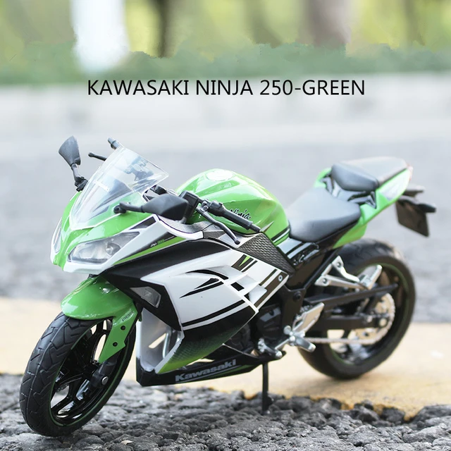 1 12 Kawasaki Ninja 250 Motorcycle Model Toy Vehicle Collection Autobike Shork absorber Off Road Autocycle Childrens Gifts Railed motor cars bicycles AliExpress