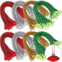 100pcs 20cm Polyester Strings Ropes for Christmas Pendants Xmas Tree Xmas Ball Tag Tool Christmas Drop Ornament Accessories