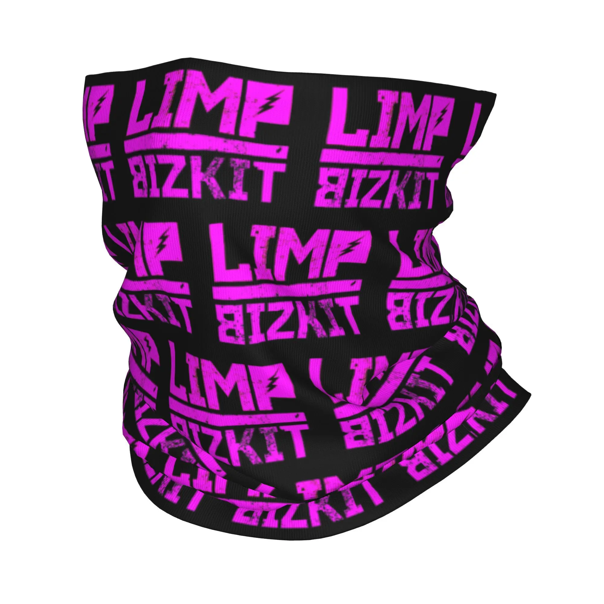 Custom Bizkits Rap Rock Limps Band Bandana Winter Neck Warmer Women Windproof Wrap Face Scarf for Ski  Gaiter Headband