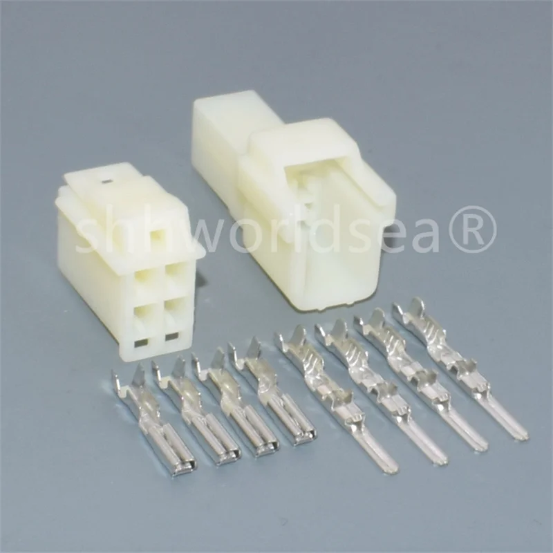 

Shhworldsea 4-контактный 2,3 мм 6090-1011 6090-1041 PA66 4-контактный разъем для автомобильного электрического провода