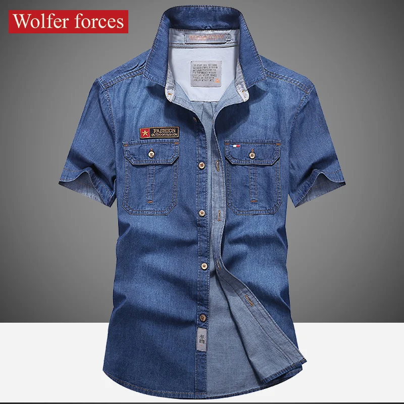 

Hawaiian Shirt Vintage Clothing Aesthetic Coats Casual Luxury Trendyol Custom Short Sleeve Shirts Men Denim Shirt Men T-shirt