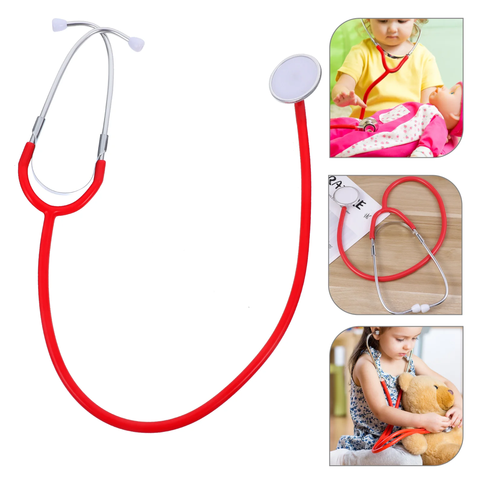 Toy Kids Stethoscope for Playing Single Sided Children Medical Toys Simulation Work