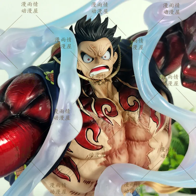 JT One Piece Monkey D Luffy Gear 4 Onigashima GK Statue Anime Trendy Toy Action Figure Collectible Desktop Ornament High 38cm view 2