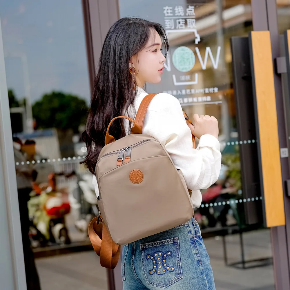 

High-value Lightweight Simple New Model Super Popular Versatile Casual Women's Backpack Outdoor Travel School Bags For Teenagers