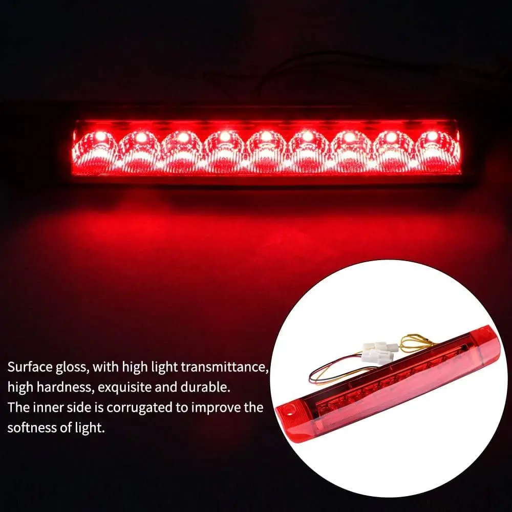 Красный светодиодный стоп-сигнал для Corolla 09-13 с спойлером, 08-20 Sequoia, 08-13 Highlander и 06-12 RAV4