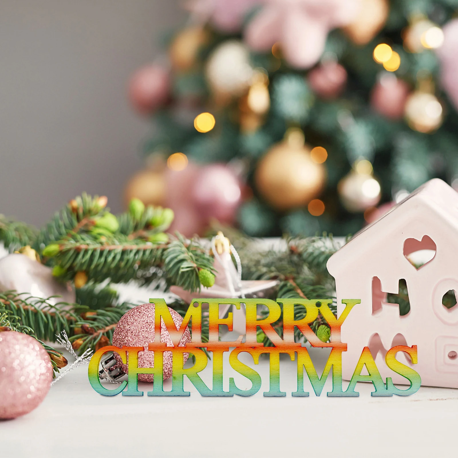

10pcs Unfinished Wooden Gift Tags Christmas Cutouts Diy Crafts Decorations Blank Wood Slices Holiday Tree Ornaments Reusable
