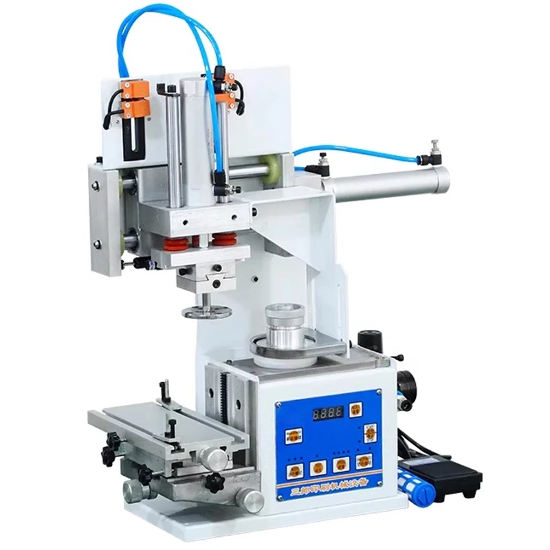 Compact Electric Pneumatic Pad Printing Machine Automatic Underwear Label Ink Cup Typewriter for Precision Printing