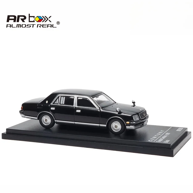 1:64 Toyota Toyota Century 1997 alloy model Black alloy press shaft miniature simulation model, adult decoration, boy toys,