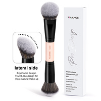 MAANGE Professional Foundation Makeup Brush Soft Dense Hair for Powder Liquid Cream Cosmetics Blending Beauty Tool Premium Gift