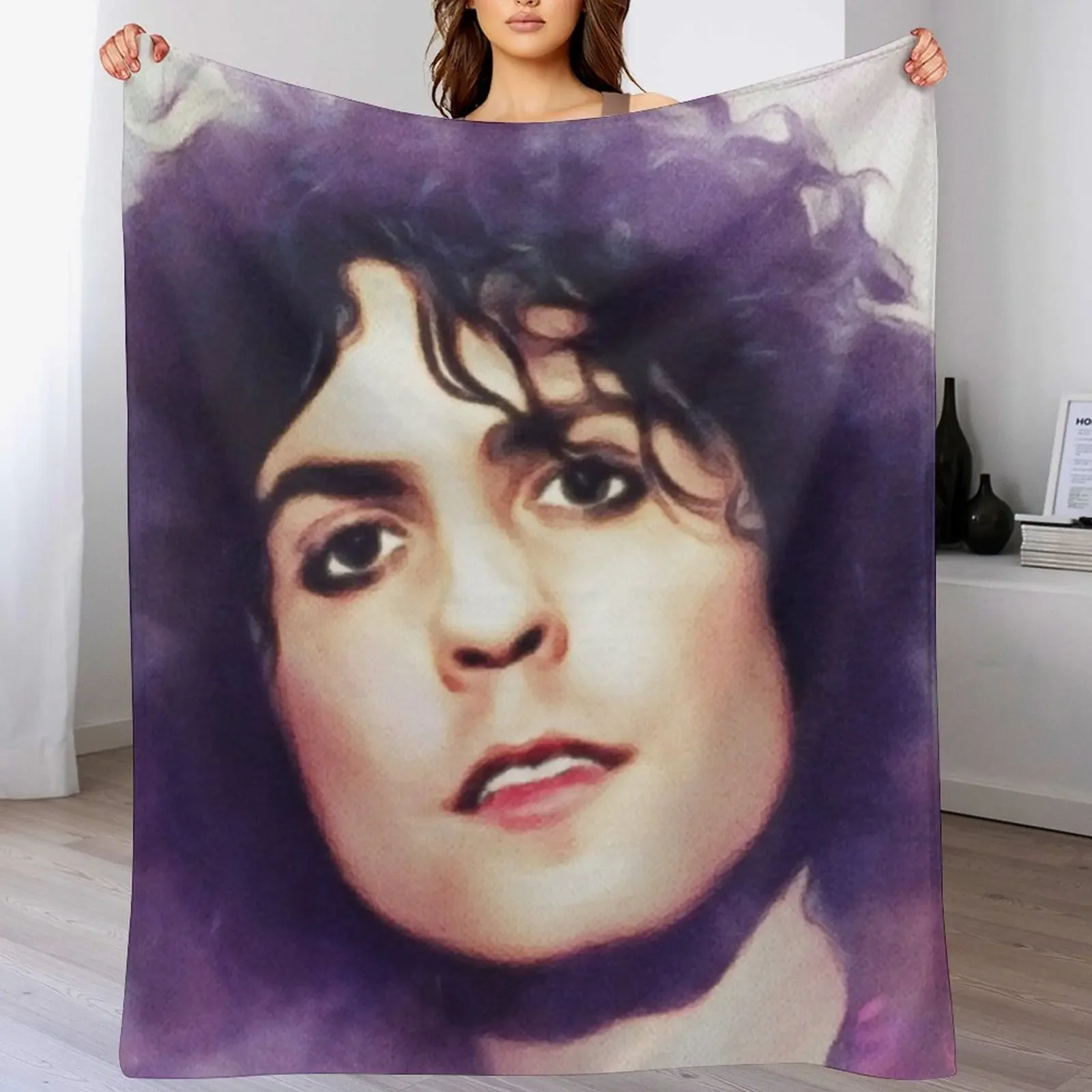 

Marc Bolan, Music Legend Throw Blanket warm for winter Furry anime Heavy Blankets
