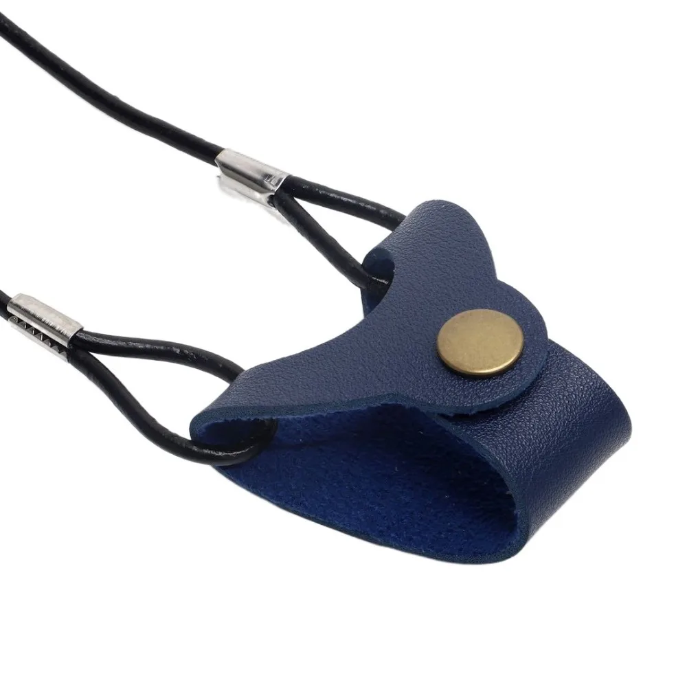 بو الجلود نظارات حقيبة نظارات حالات مكافحة سقوط R نظارات معلقة الرقبة حزام حامل الأشرطة نظارات تخزين الحبل #4