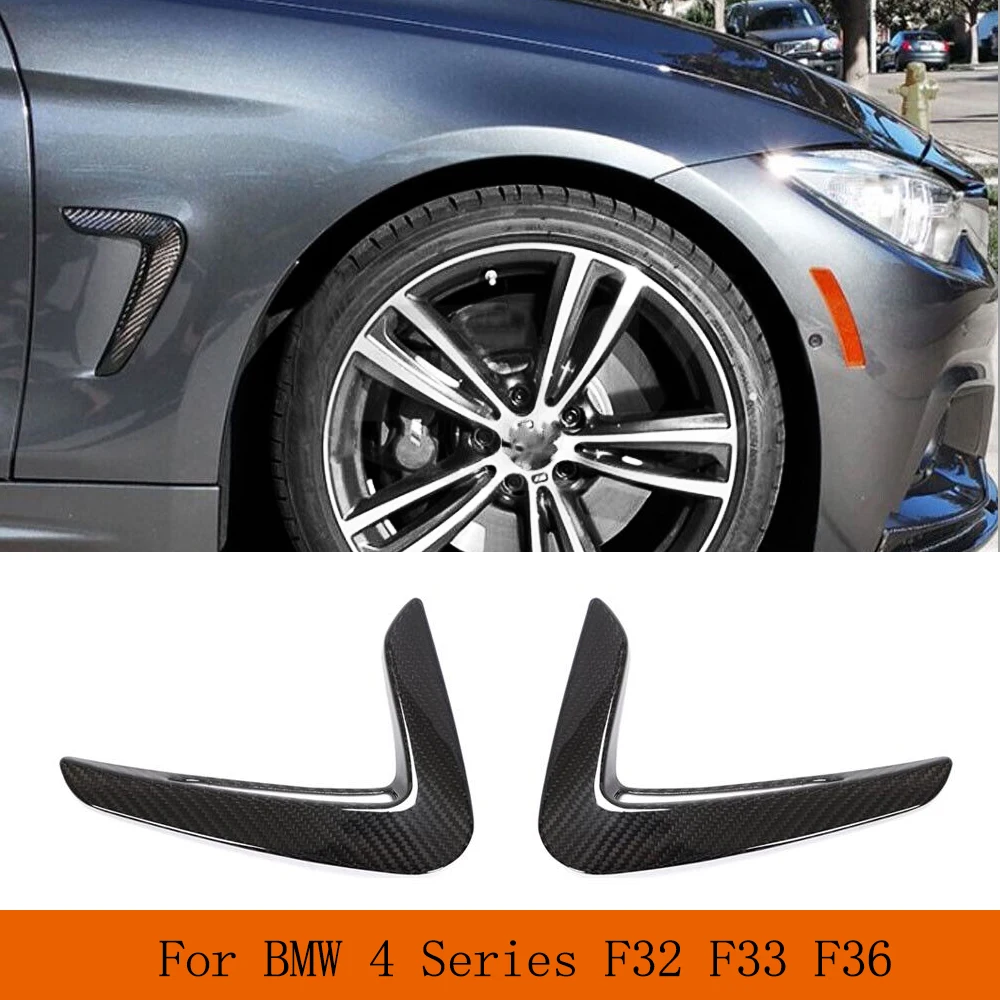 

Car Side Fender Air Intake Cover for BMW 4 Series F32 F33 F36 2014-2019 Prepreg Dry Carbon Air Vent Fender Cover Trim Sticker