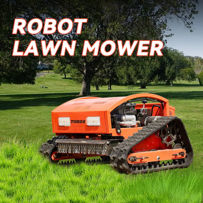 CE EPA Approved All Terrain Grass Cutting Machine Agriculture Rubber Tracks Remote Control Robot Customized Lawn Mower