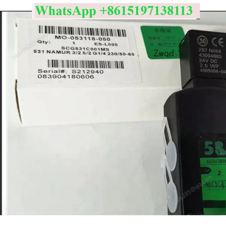 Solenoid valve SCG531C001MS pneumatic control reversing valve plate type two points G531C001MS