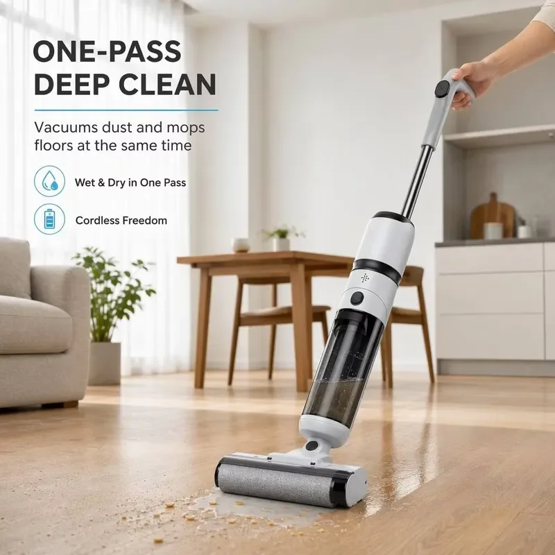 for Space-saving Modular Base Cyclone Bagless HEPA Air Filter Wet Dry Portable Lightweight Easy Cleaning Household