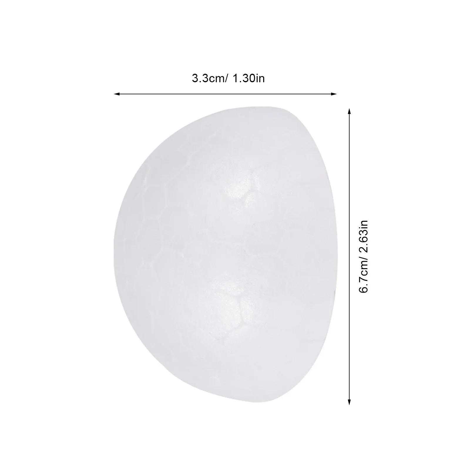 200Pcs White Half Ball Foam Craft Supplies DIY Painting Flower Arrangement Christmas Children Activities Decoration view 5
