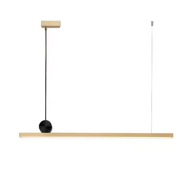 

Nordic restaurant chandelier, studio tea room light luxury minimalist all copper chandelier