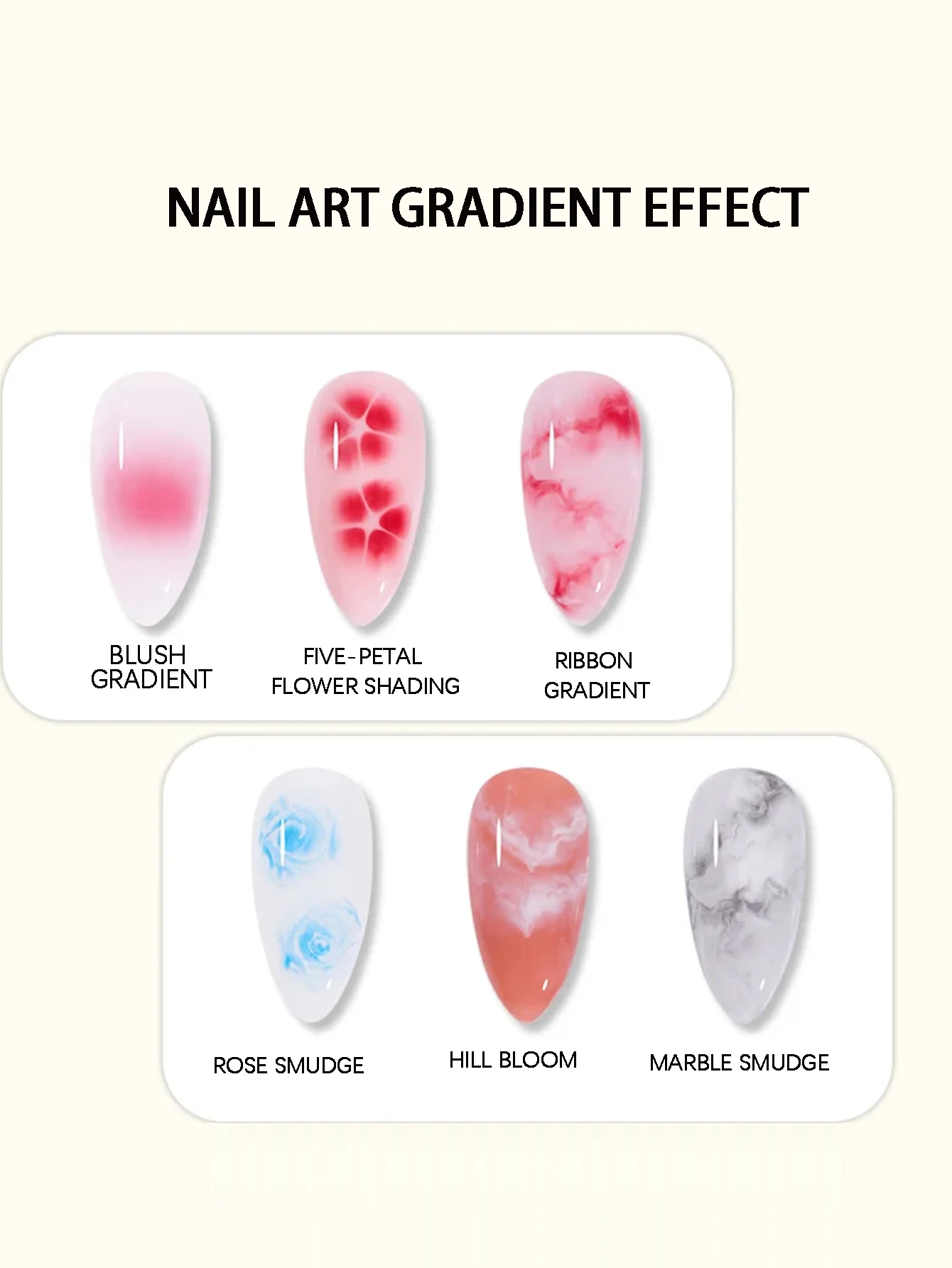 جل مزهر للأظافر 10 مل، جل فعال لوزع الزهر، سهل الاستخدام لتصميم فن الأظافر يتراكب بالغراء الملون #5