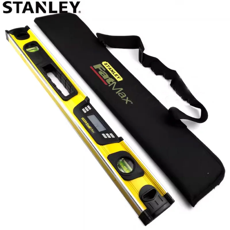Stanley FatMax 42-065 nivel Digital magnetizado alarma de precisión, medidor de nivel Digital electrónico, herramienta de regla de burbujas, 60cm, 24 pulgadas