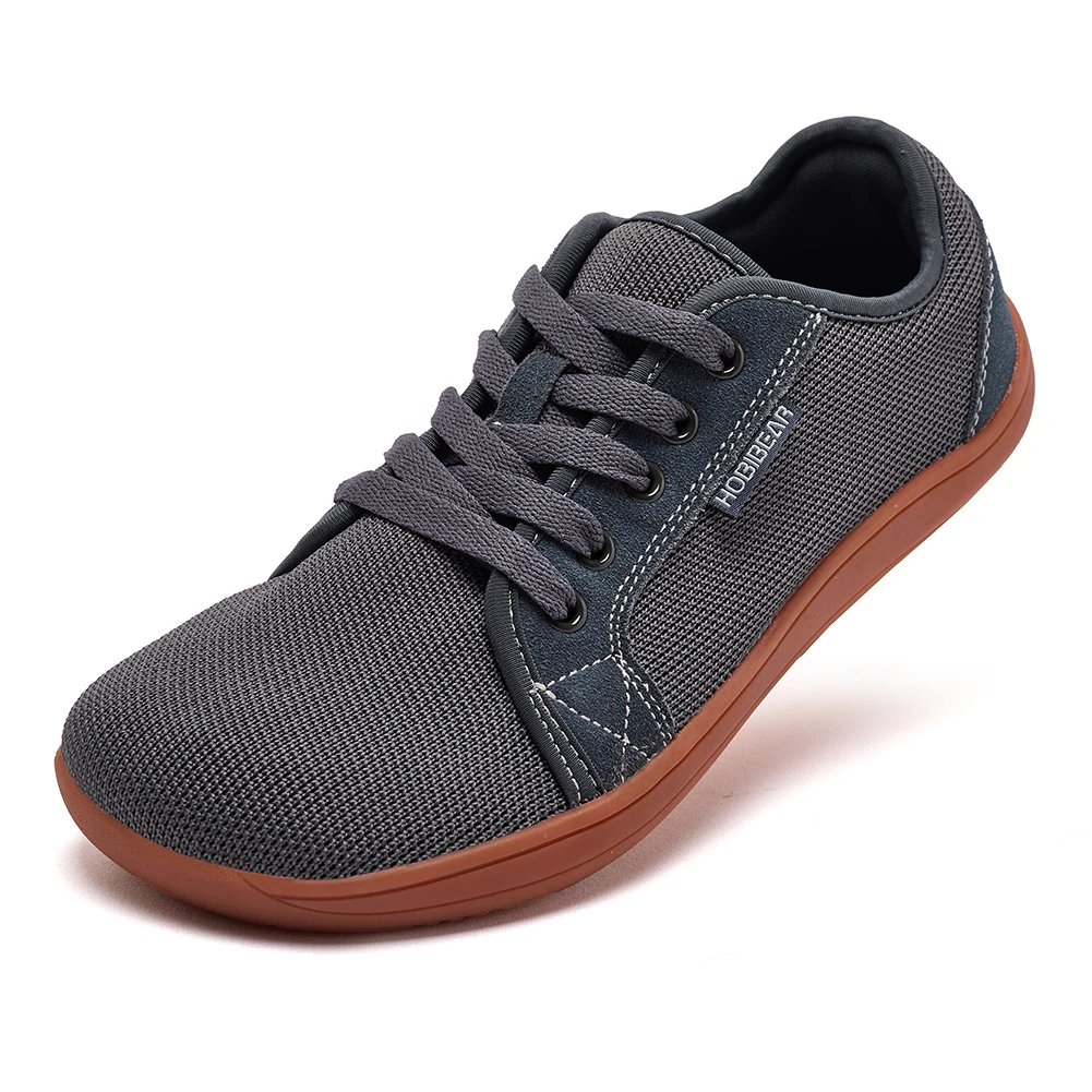 Hobibear Heren Minimalistische Blootsvoets Schoenen | Zero Drop | Brede Breedte Mode Sneakers