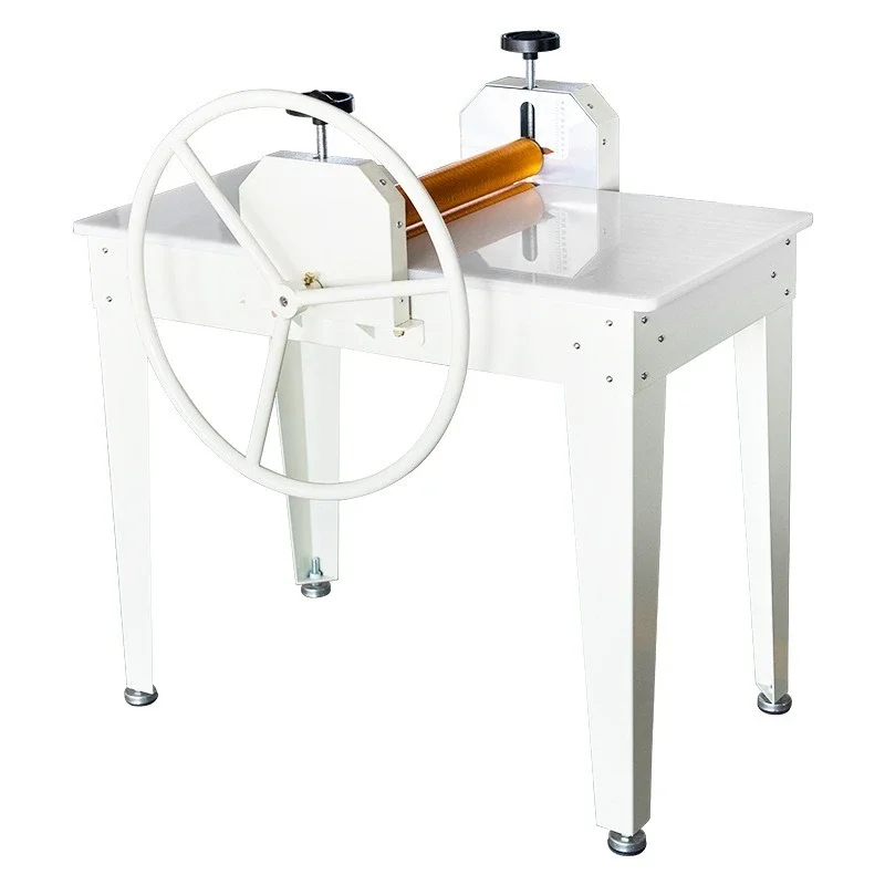 

Manual aluminum alloy double shaft roller gear variable speed clay plate porcelain plate special equipment