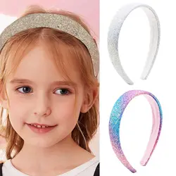 Children Girls Colorful Star Rhinestone Sponge Hairband Wide-brimmed Headband Adult Hair Accessories Hair Jewley