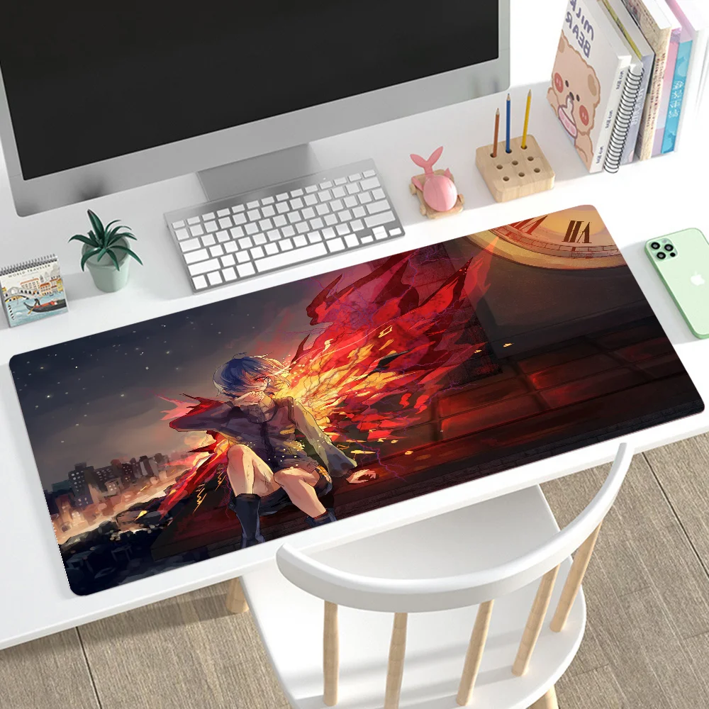 Tokyo Ghoul Touka Kirishima Mousepad Mouse Mat Desk Mat With Pad Gaming Accessories Prime Gaming XXL Keyboard Pad Padding Mat