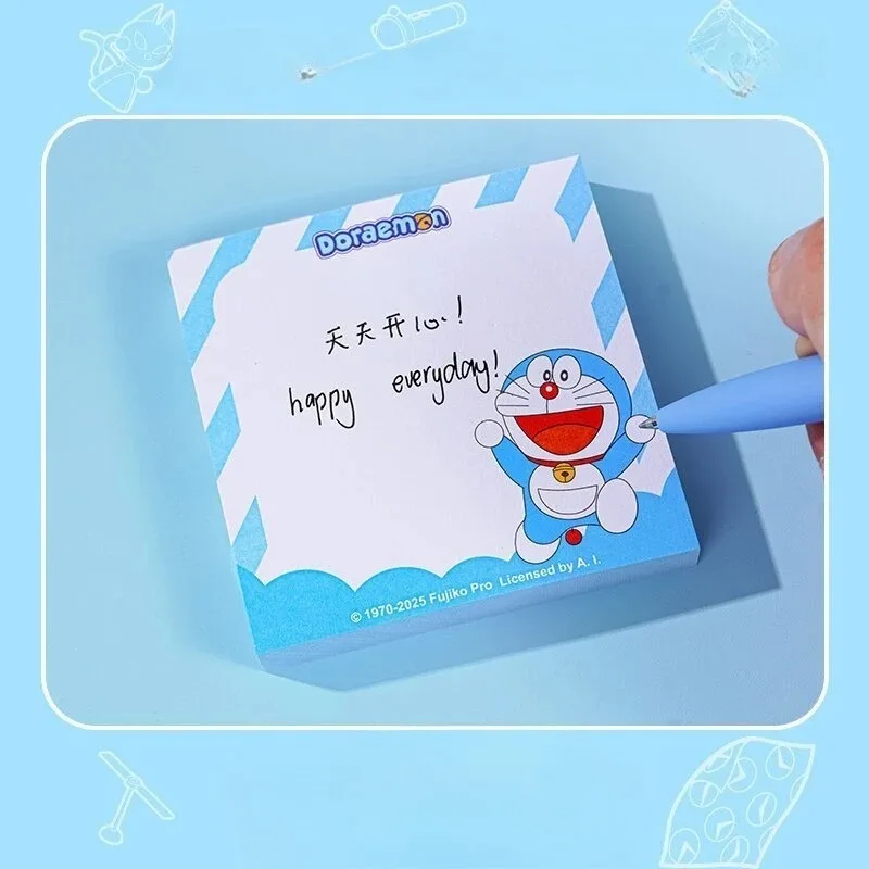 4pcs Doraemons Sticky Notes Anime School Office Supplies Cute Memo Pad 28 Sheets Stationery Notepad Schedule Planner Sticker view 4