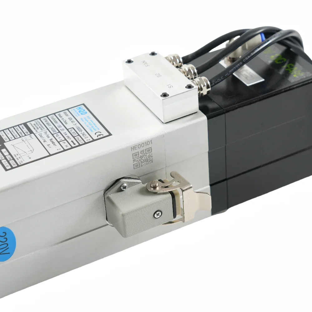 

HQD 2.2KW ISO20 Air Cooled ATC Woodworking Spindle Motor DIY Spindle Motor GDL40.5-20-24Z/2.2